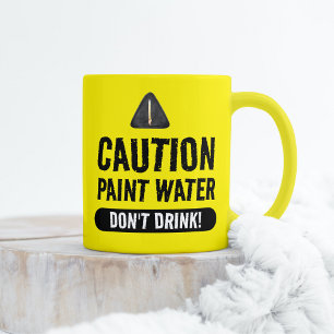 Caneca Funny Yellow Paint Water Painter