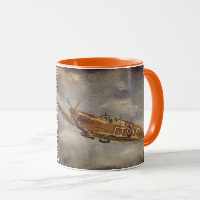 Caneca Furacão Hawker [Spitfire Mug] (Frente Esquerda)