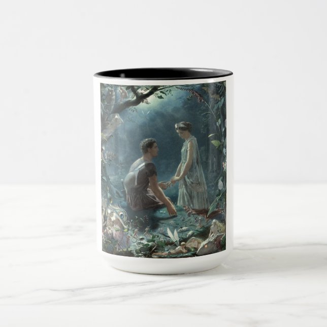 Caneca Furries: Sonho de uma Noite de Verão de Shakespear (Centro)