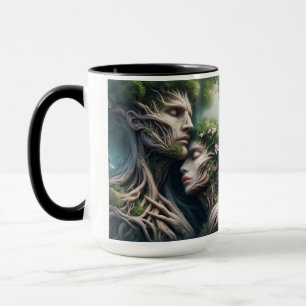 Caneca fusão homem e natureza