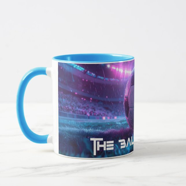 CANECA FUTEBOL - A BOLA É REDONDA - FUTEBOL (Esquerda)