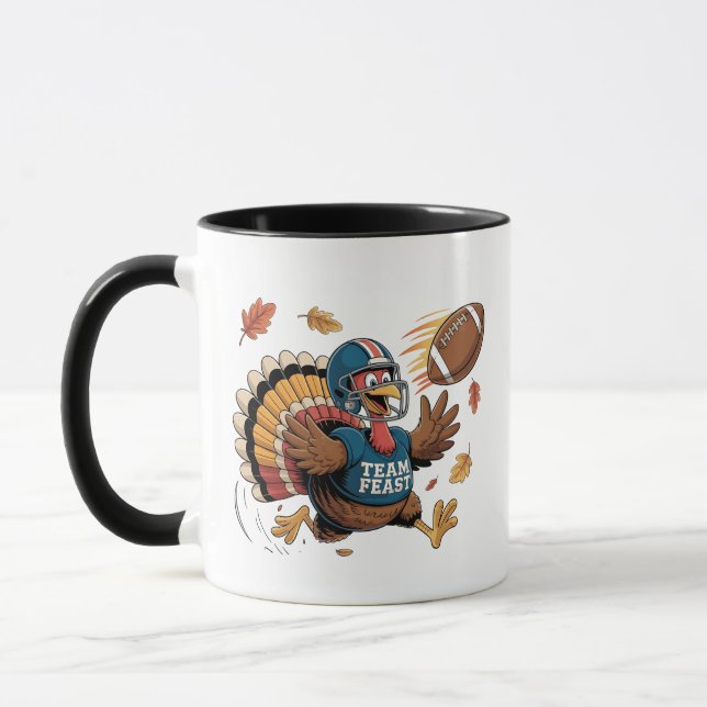 Caneca Futebol de ação de graças Futebol da Turquia (Esquerda)