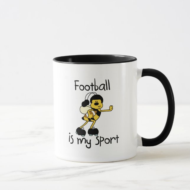 Caneca Futebol do zangão meus t-shirt e presentes do (Direita)