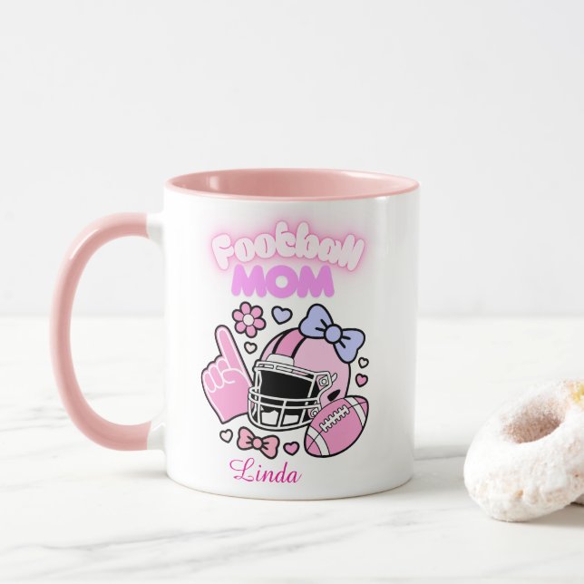 Caneca Futebol Mãe Coffee Mug (Com Donut)