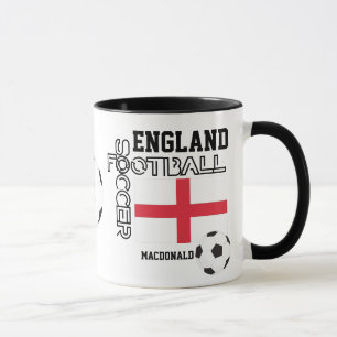 Caneca Futebol Personalizado da INGLATERRA
