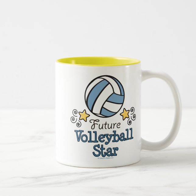 Caneca futura da estrela do voleibol (Direita)