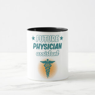 Caneca Futuro Assistente Médico PA Estudantes Médicos Gra