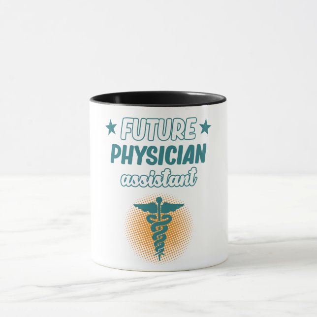 Caneca Futuro Assistente Médico PA Estudantes Médicos Gra (Centro)