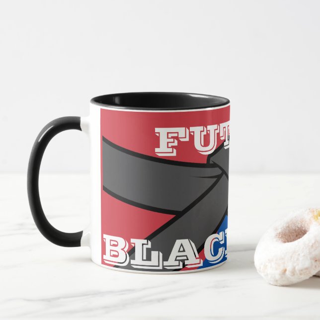 Caneca Futuro faixa preta (Com Donut)