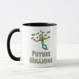 Caneca Futuro Milionário (Milhões)