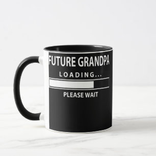 Caneca Futuro Vovô Carregando Primeira Vez Dia dos Avós