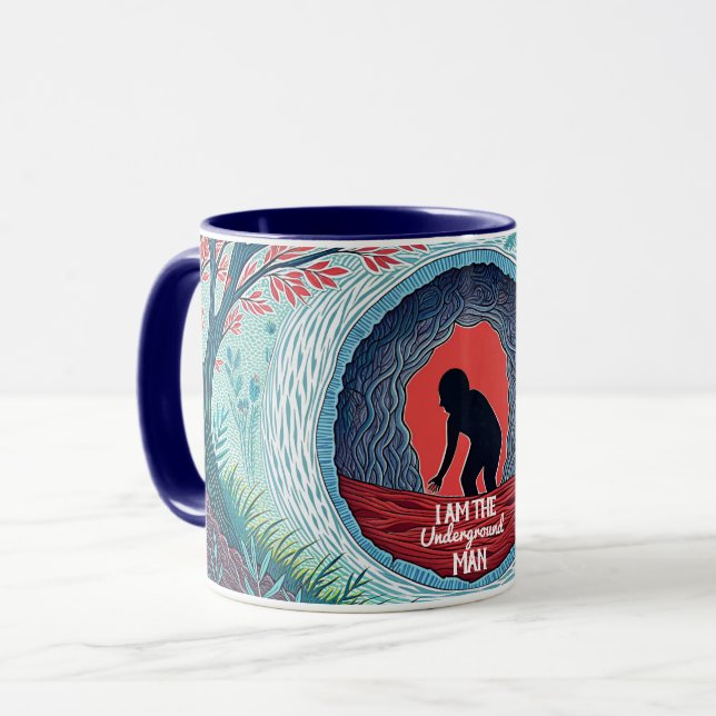Caneca Fyodor Dostoevsky O Homem Subterrâneo (Frente Esquerda)