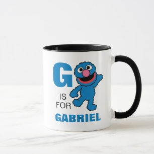 Caneca G é para Grover   Adicione seu nome