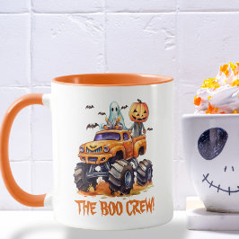 Caneca Gado de Boo Bonito Engraçado Pumpkin no Halloween
