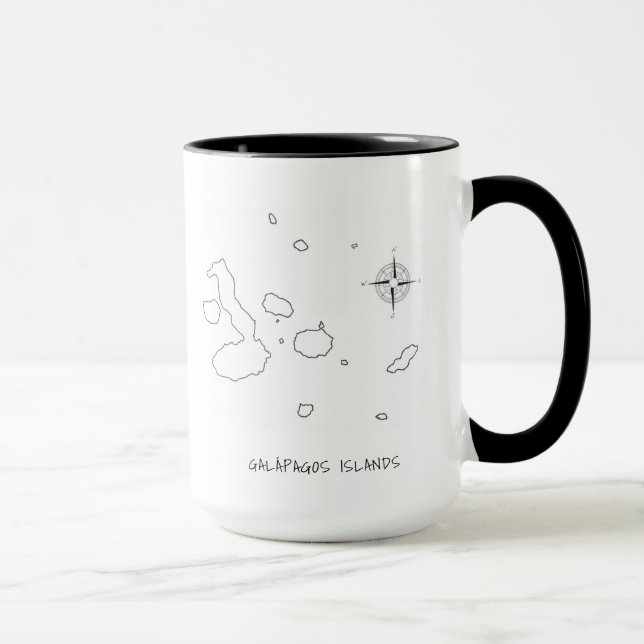 Caneca Galápagos Afirmações de Pássaros de Dois Toneladas (Direita)