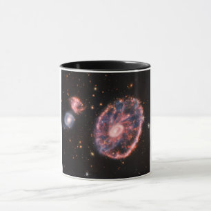 Caneca Galáxia do Círculo Cartwheel, Telescópio Espacial 