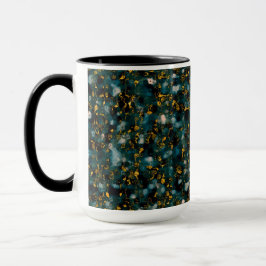 Caneca Galáxias Azul Preto e Cobre