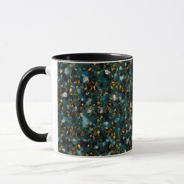 Caneca Galaxies Black Blue & Gold (Esquerda)