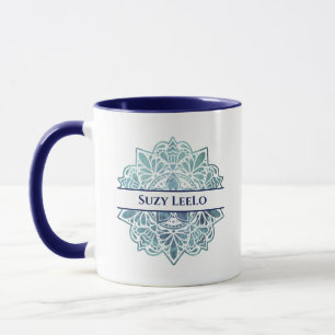 Caneca Galaxy Mandala - Nome Personalizado Mug