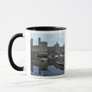 Caneca Gales, castelo de Caernarfon, um dos