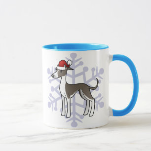 Caneca Galgo do Natal/Whippet/galgo italiano