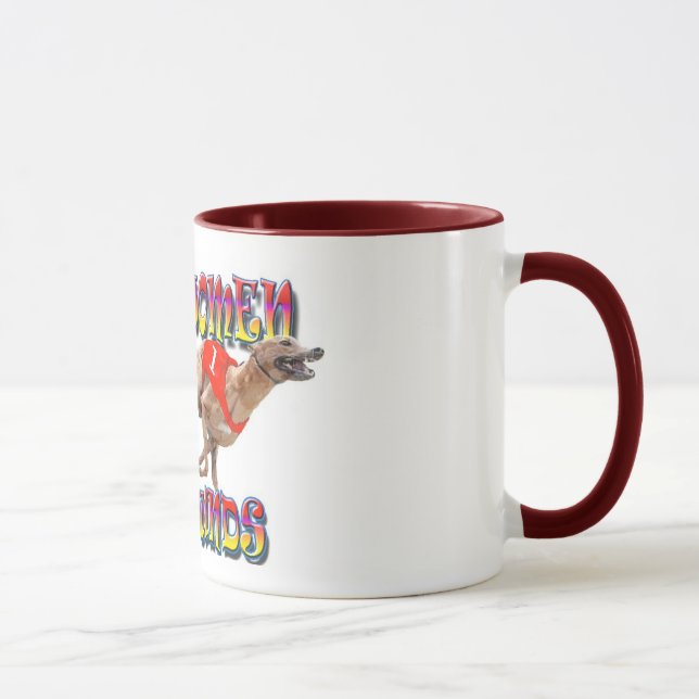 Caneca Galgos 2 da raça das mulheres reais (Direita)