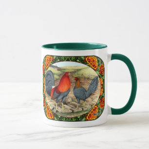 Caneca Galinha de jogo bonita