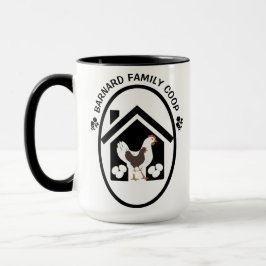 Caneca Galinha Galinha Galinha de Ovos Frescos Orgânicos 