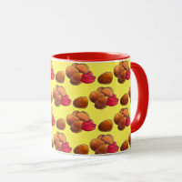 Galinha Nuggets Ketchup Lixo Comida Rápida