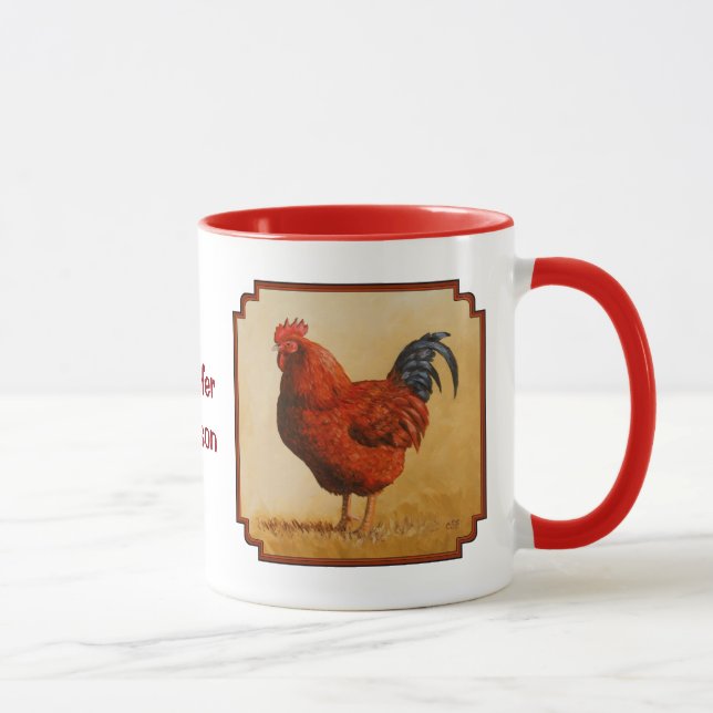 Caneca Galinha Rhode Island Red Rooster (Direita)