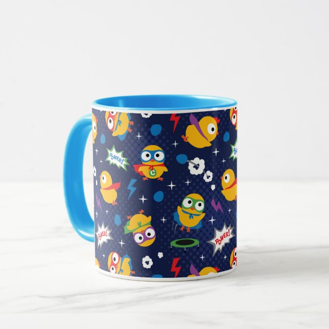 Caneca Galinha Super Herói (Frente Esquerda)
