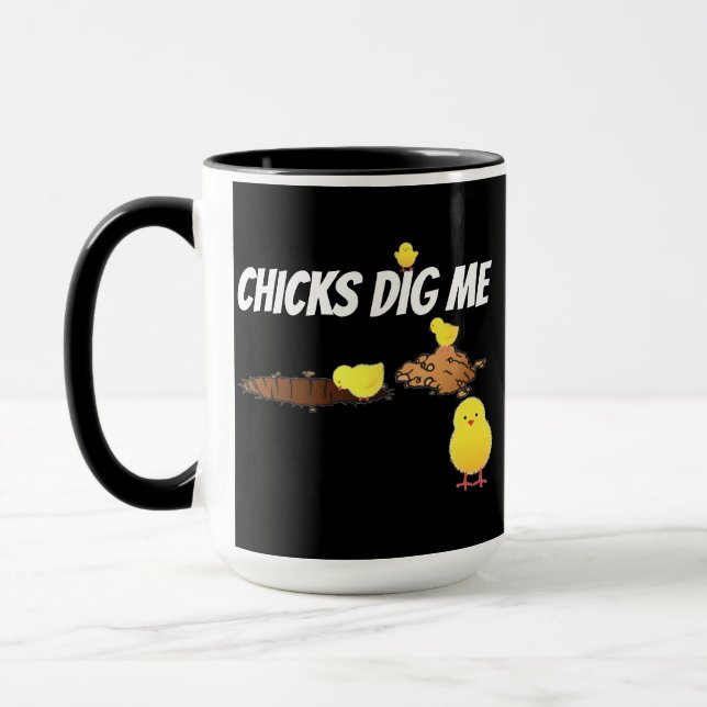 CANECA GALINHAS CAVAM EU (Esquerda)