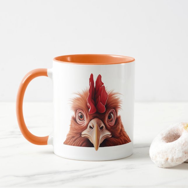Caneca Galo Curioso (Com Donut)