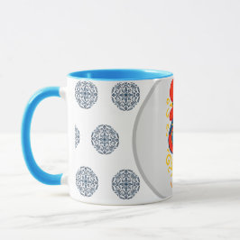 Caneca Galo de Barcelos Mug – Portuguese Rooster Azulejo 