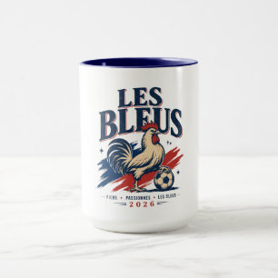 Caneca Galo de Futebol Francês Vintage Fã de Futebol 2026
