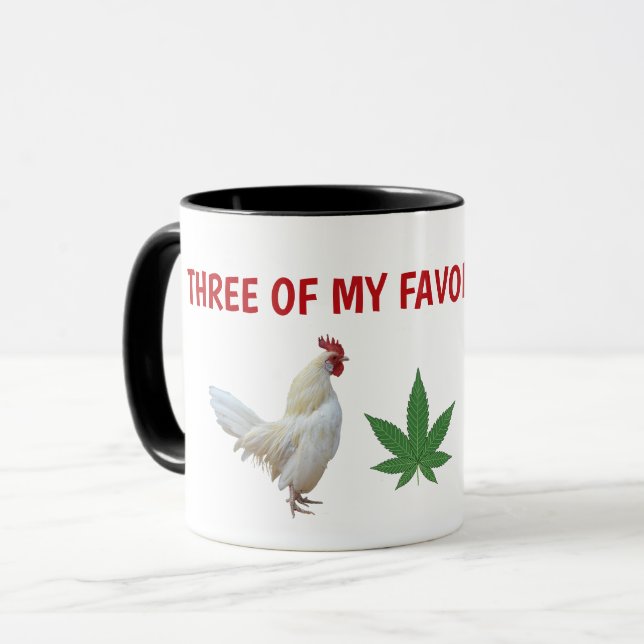 CANECA GALO ENGRAÇADO (Frente Esquerda)