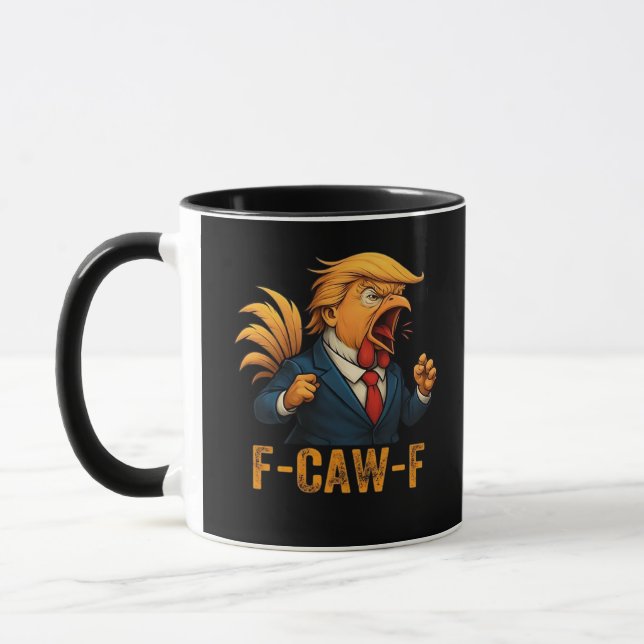 Caneca Galo F-Caw-F Tr-ump (Esquerda)