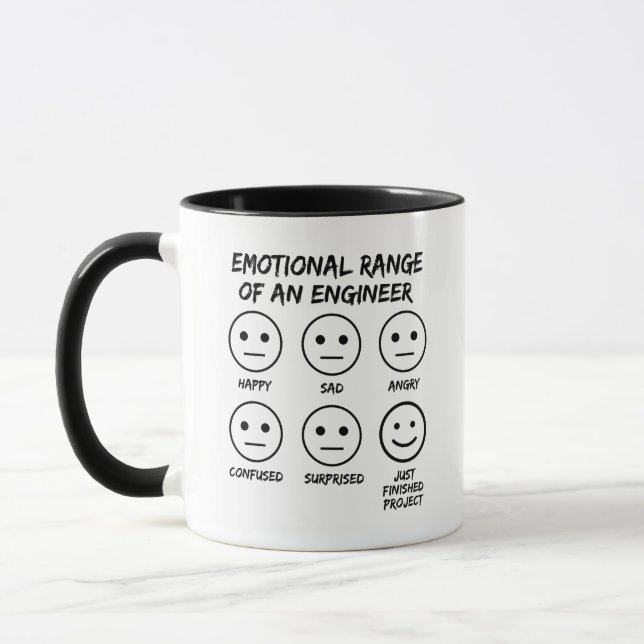 Caneca Gama Emocional Engraçada De Rostos De Ventilador D (Esquerda)