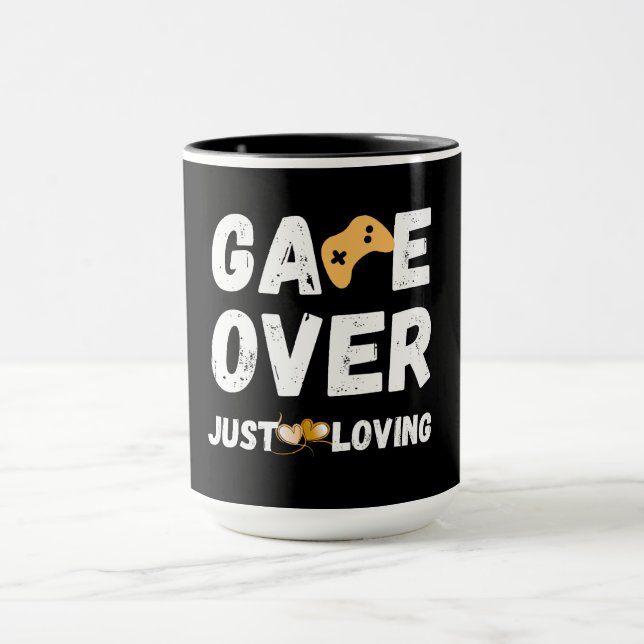Caneca Game Over Just Loving Gamer Art (Centro)