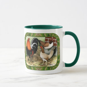 Caneca Gamefowl na fazenda
