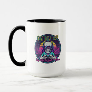 Caneca Gamer Caveira GG Sem Reclamação