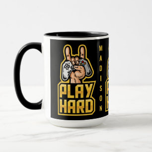 Caneca Gamer de nome personalizado