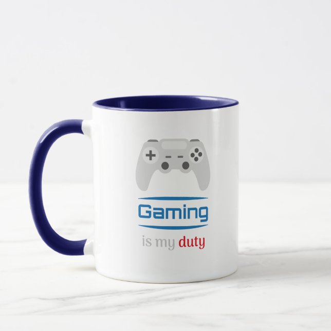 Caneca Gaming Is My Duty Gamer Controller (Esquerda)