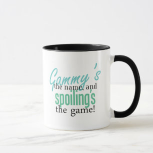 Caneca Gammy o nome, e deterioração do Gam