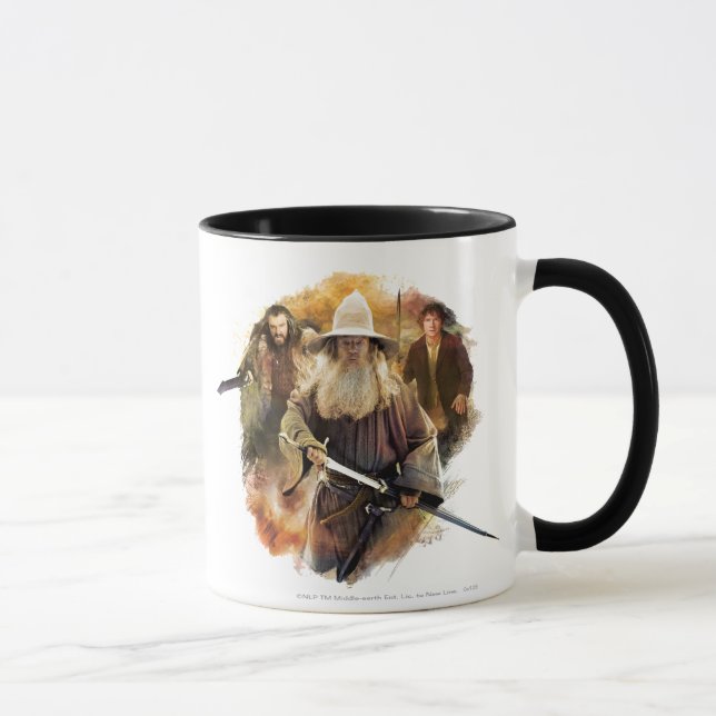 Caneca Gandalf, THORIN OAKENSHIELD™ E BILBO BAGGINS™ (Direita)