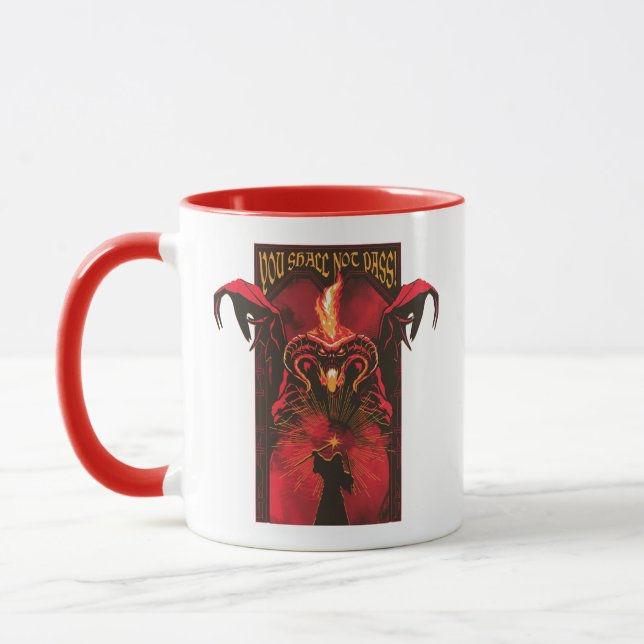 Caneca GANDALF™ Vs Balrog "You Shall Not Pass" Graphic (Esquerda)