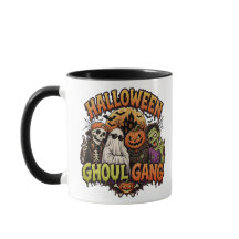 Gangue de Gólens do Halloween Equipe Assustadora