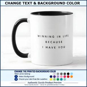 Caneca Ganhe Como Eu Tenho Você Citação Fonte Preta Tendê