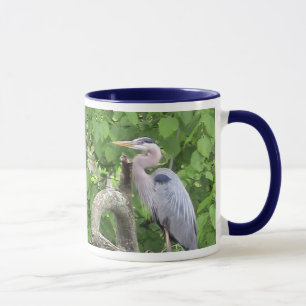 Caneca Garça-real de grande azul