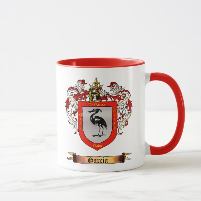 Caneca Garcia Casaco de Armas - Personalize o nome (Direita)